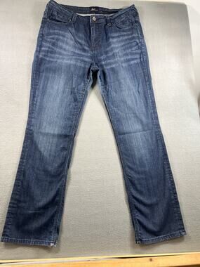 Miss VIGOSS Women's Blue Denim Jeans Size 14 Cotton Blend 5-Pocket Style
